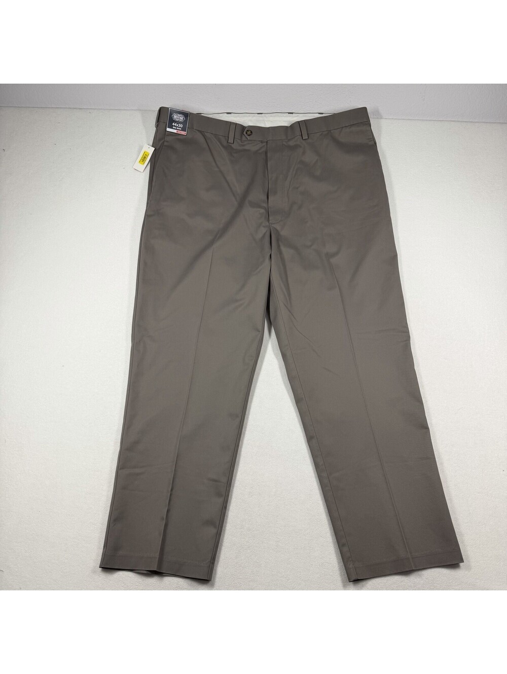 Roundtree & Yorke Travel Smart Pants Men's 44X30 Taupe Classic Fit New With Tags
